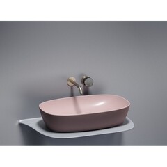 Раковина Ceramicanova Element 60 см накладная розовая матовая (CN6049MP) - фото 5