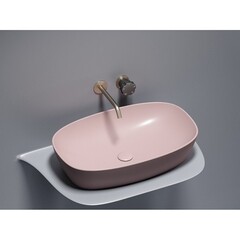 Раковина Ceramicanova Element 60 см накладная розовая матовая (CN6049MP) - фото 4