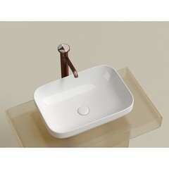 Раковина Ceramicanova Element 50 см накладная белая (CN6055) - фото 12