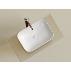 Раковина Ceramicanova Element 50 см накладная белая (CN6055) - фото 11