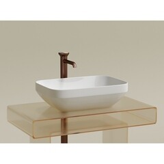 Раковина Ceramicanova Element 50 см накладная белая (CN6055) - фото 10