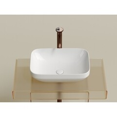 Раковина Ceramicanova Element 50 см накладная белая (CN6055) - фото 8