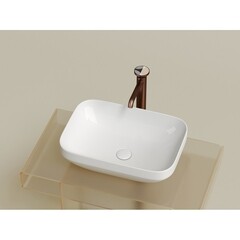 Раковина Ceramicanova Element 50 см накладная белая (CN6055) - фото 7