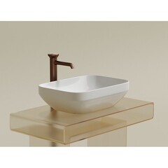 Раковина Ceramicanova Element 50 см накладная белая (CN6055) - фото 6