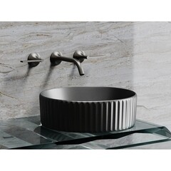 Раковина Ceramicanova Element 36 см накладная темный антрацит матовый (CN6057MDH) - фото 7