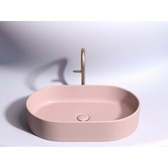 Раковина Ceramicanova Element 61 см накладная розовая матовая (CN6048MP) - фото 10
