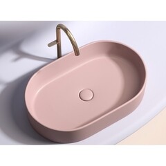 Раковина Ceramicanova Element 61 см накладная розовая матовая (CN6048MP) - фото 6