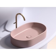 Раковина Ceramicanova Element 61 см накладная розовая матовая (CN6048MP) - фото 5