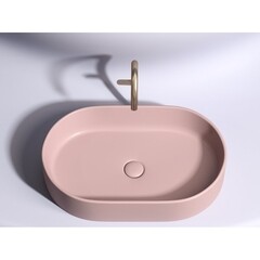 Раковина Ceramicanova Element 61 см накладная розовая матовая (CN6048MP) - фото 7