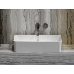 Раковина Ceramicanova Element 61 см накладная белая (CN6065) - фото 4