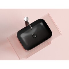 Раковина Ceramicanova Element 50 см накладная черная матовая (CN6055MB) - фото 11