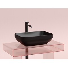 Раковина Ceramicanova Element 50 см накладная черная матовая (CN6055MB) - фото 10