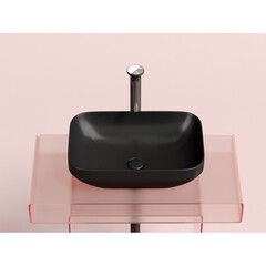 Раковина Ceramicanova Element 50 см накладная черная матовая (CN6055MB) - фото 8