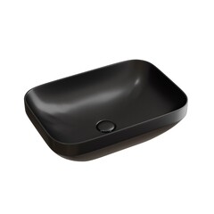 Раковина Ceramicanova Element 50 см накладная черная матовая (CN6055MB) - фото 1