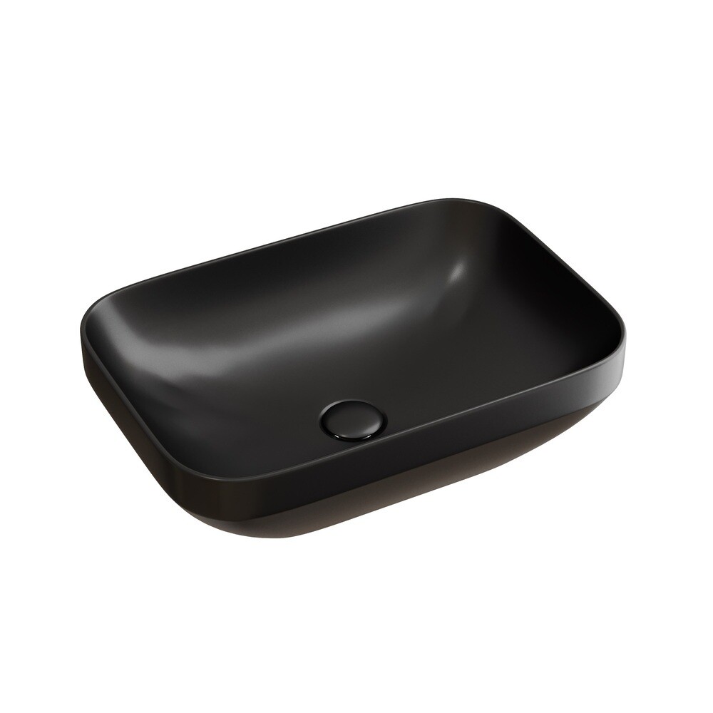 Раковина Ceramicanova Element 50 см накладная черная матовая (CN6055MB)