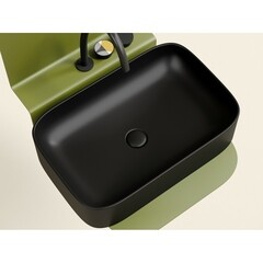 Раковина Ceramicanova Element 61 см накладная черная матовая (CN6053MB) - фото 11