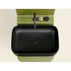 Раковина Ceramicanova Element 61 см накладная черная матовая (CN6053MB) - фото 4