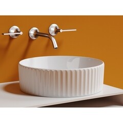 Раковина Ceramicanova Element 36 см накладная белая (CN6057) - фото 8