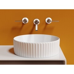 Раковина Ceramicanova Element 36 см накладная белая (CN6057) - фото 5