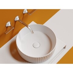 Раковина Ceramicanova Element 36 см накладная белая (CN6057) - фото 4