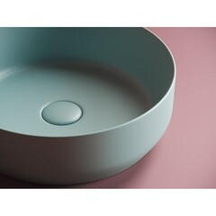 Раковина Ceramicanova Element 39 см накладная зеленая матовая (CN6022MLG) - фото 7