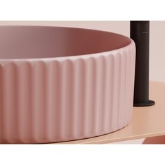 Раковина Ceramicanova Element 36 см накладная розовая матовая (CN6057MP) - фото 8