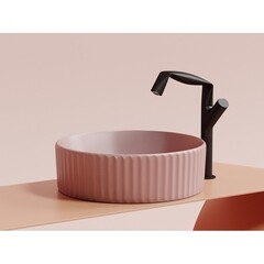 Раковина Ceramicanova Element 36 см накладная розовая матовая (CN6057MP) - фото 7