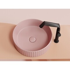 Раковина Ceramicanova Element 36 см накладная розовая матовая (CN6057MP) - фото 6