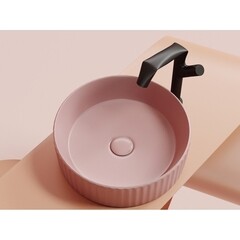 Раковина Ceramicanova Element 36 см накладная розовая матовая (CN6057MP) - фото 3