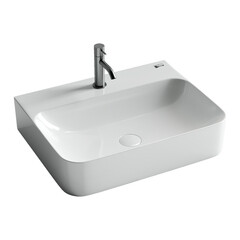 Раковина Ceramicanova Aura 61 см накладная белая (CN2001)