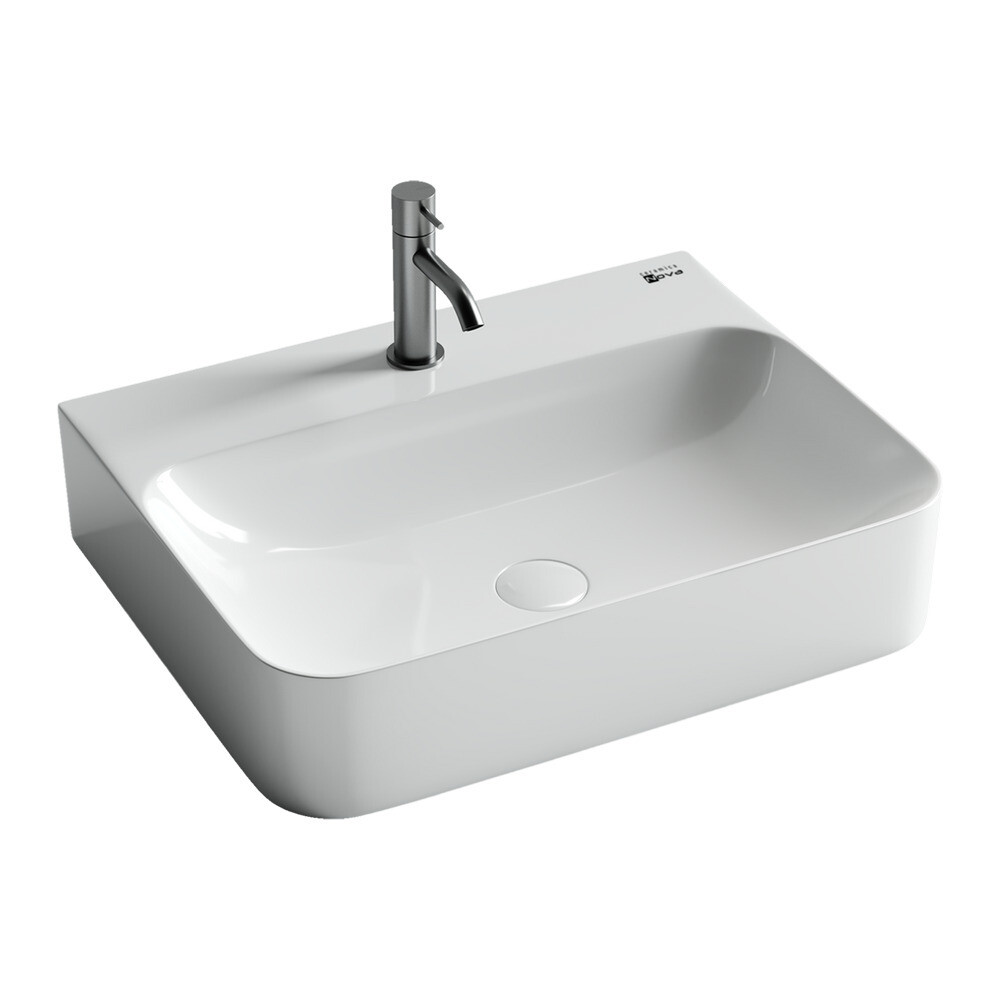 

Раковина Ceramicanova Aura 61 см накладная белая (CN2001), Белый