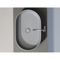 Раковина Ceramicanova Element 61 см накладная антрацит матовый (CN6048MH) - фото 3