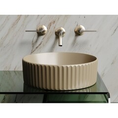 Раковина Ceramicanova Element 36 см накладная капучино (CN6057MC) - фото 7