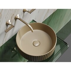 Раковина Ceramicanova Element 36 см накладная капучино (CN6057MC) - фото 4