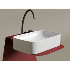 Раковина Ceramicanova Element 61 см накладная белая матовая (CN6053MW) - фото 7