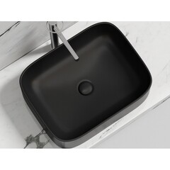 Раковина Ceramicanova Element 51 см накладная черная матовая (CN6052MB) - фото 6