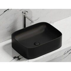 Раковина Ceramicanova Element 51 см накладная черная матовая (CN6052MB) - фото 2