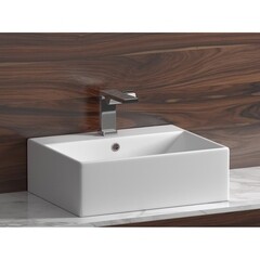 Раковина Ceramicanova Element 50 см накладная белая (CN6040) - фото 7