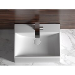 Раковина Ceramicanova Element 50 см накладная белая (CN6040) - фото 4