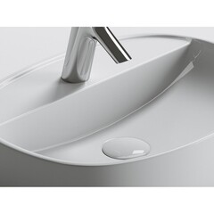 Раковина Ceramicanova Element 50 см накладная белая (CN6036) - фото 5