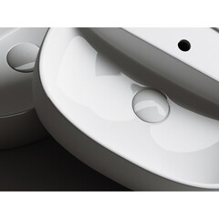 Раковина Ceramicanova Element 50 см накладная белая (CN6036) - фото 4