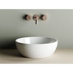 Раковина Ceramicanova Element 41 см накладная белая (CN6021) - фото 5