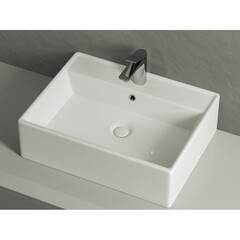 Раковина Ceramicanova Element 59 см накладная белая (CN6046) - фото 6