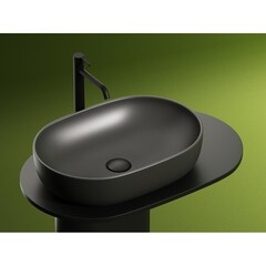 Раковина Ceramicanova Element 60 см накладная темный антрацит матовый (CN6047MDH) - фото 12