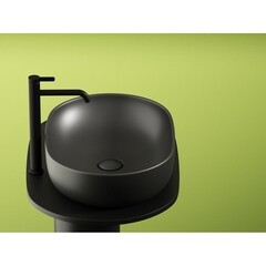 Раковина Ceramicanova Element 60 см накладная темный антрацит матовый (CN6047MDH) - фото 10