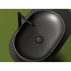 Раковина Ceramicanova Element 60 см накладная темный антрацит матовый (CN6047MDH) - фото 8