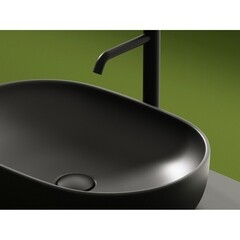 Раковина Ceramicanova Element 60 см накладная темный антрацит матовый (CN6047MDH) - фото 7