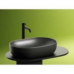 Раковина Ceramicanova Element 60 см накладная темный антрацит матовый (CN6047MDH) - фото 5