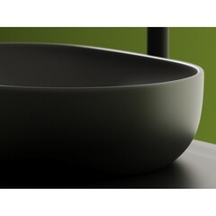 Раковина Ceramicanova Element 60 см накладная темный антрацит матовый (CN6047MDH) - фото 4