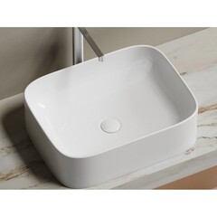 Раковина Ceramicanova Element 51 см накладная белая (CN6052) - фото 8